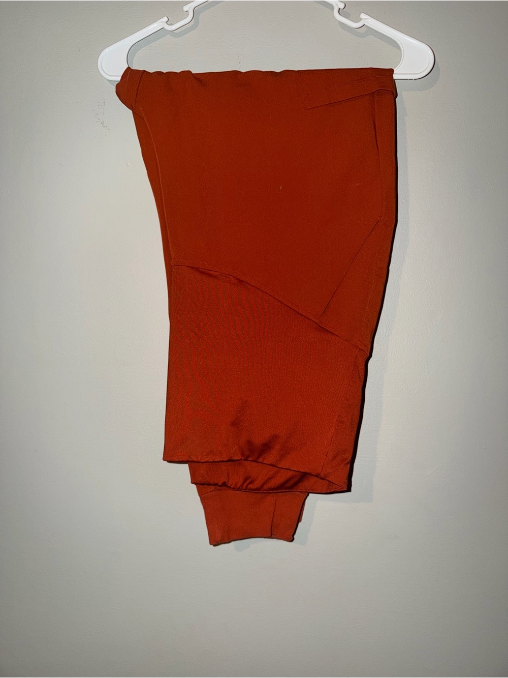 Women's Burnt Orange Jogger Pants - Casual Track Style